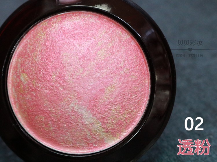 Bộ đếm chính hãng Sha Ni Shi má hồng phấn rouge bột nở tinh tế phấn má hồng với cọ trang điểm beibei - Blush / Cochineal má hồng kem inglot