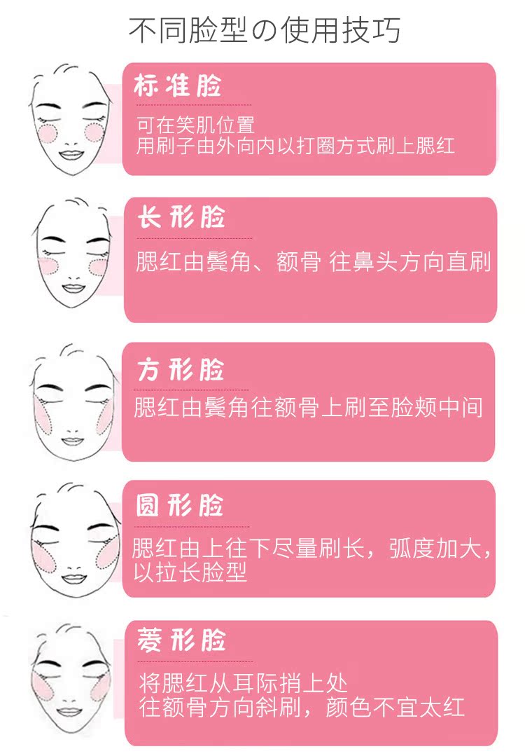 Thái Mistine Honey Ting hoa 漾 腮 Phấn má đỏ ửng hồng Hiệu quả trang điểm tự nhiên rõ ràng. phấn má hồng màu cam đất