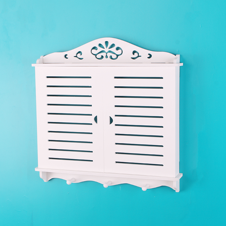 Đơn giản sáng tạo bảo vệ môi trường gỗ nhựa hộp nhựa hộp bìa hộp phân phối treo tường hộp trang trí khung hình giả cửa sổ cung cấp đặc biệt - Cái hộp thùng gỗ đựng đồ
