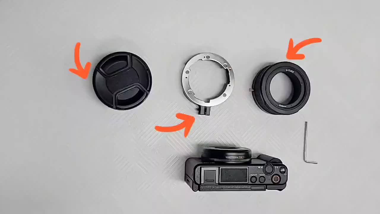 Iboolo Factory Direct Supply External Camera Mount 16mm Wide Angle 15x