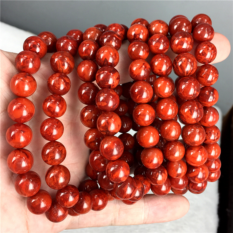 Southern Red Agate from Sichuan Liangshan Jiukou, Persimmon Red Rose Flame Bracelet, One Item One Picture, Natural Block Shape Southern Red Agate from Sichuan Liangshan Jiukou, Persimmon Red Rose Flame Bracelet, One Item One Picture, Natural Block Shape