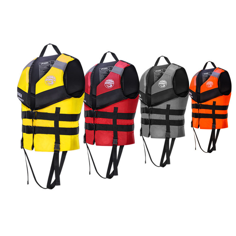 Large size adult vest Portable swimming drifting fishing Boat life jacket Water outdoor children's buoyancy suit