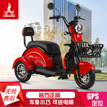 Phoenix mini electric tricycle household small pick-up children old pull goods new closed with shed battery car