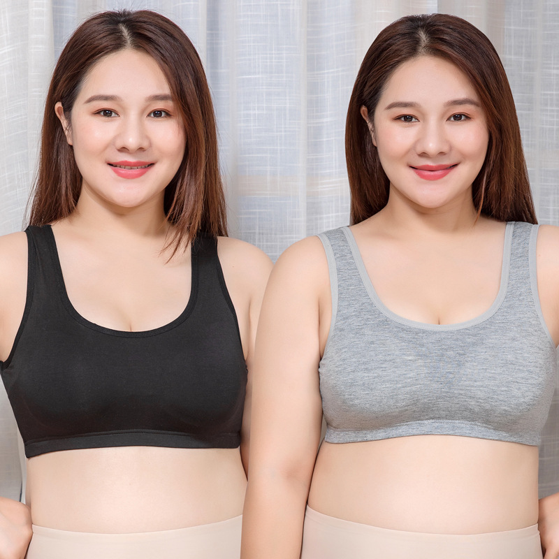 Plus-Size Disposable Bra for Women, Travel No-Wash Pure Cotton Travel Bra, Mom's Underwear, Sleep Bra, Business Trip, Military Training, 4 Pieces