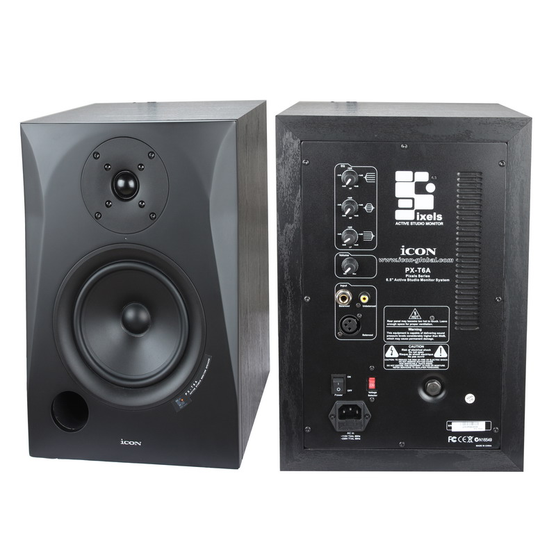 Licensed ICON PX-T6A professional monitor speaker icon px-t6a speaker special offer