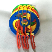 Childrens Hot Wheels hoop rolling hoop outdoor balance sense training activity hand push kindergarten game props