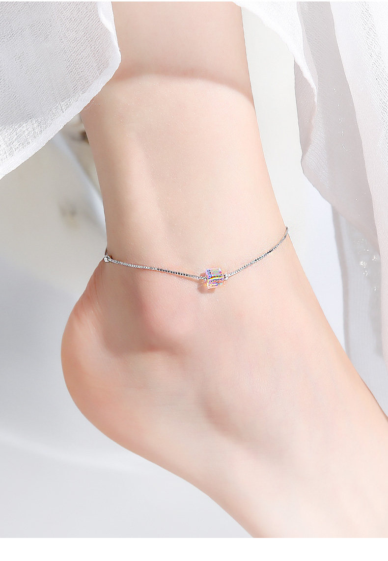 Bracelet de cheville Femme DARA   en Argenterie - Ref 3104495 Image 19