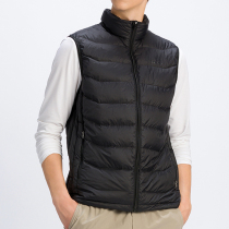 Tantuo Down Jacket Vest Mens 2020 New Stand Collar Windproof Sports Jacket Ultra-Lightweight Outdoor Mountaineering Wear Vest