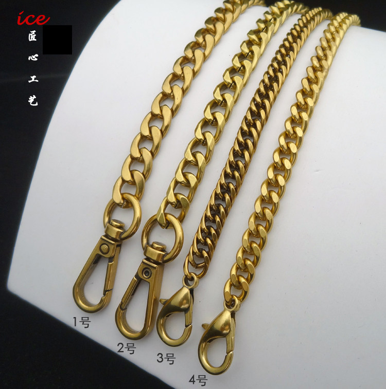 High - grade retro - color gold light - bag bag chain purchase package chain chain package strap strand cross shoulder