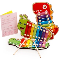 Animal octotics hands on violin xylophone Baby puzzle early teaching toy Child boy girl 1-2-3-4 years old