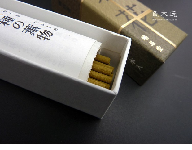 hương thắp Nhật Bản 鸠 居 Sáu loại mận đen hun khói mận sen lá cúc ngắn dòng 20 hộp - Sản phẩm hương liệu hương vòng đặc biệt