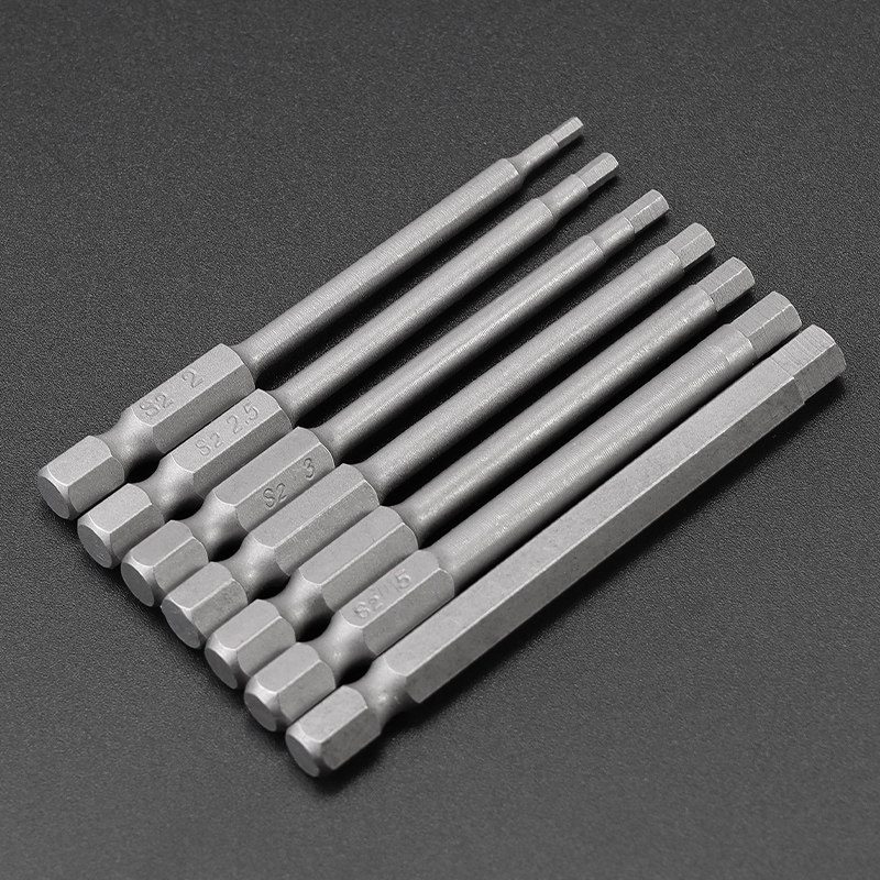 Alloy inner hexagonal batch head S2 no magnetic electric electric drill electric screwdriver head batch pneumatic pneumatic screwdriver head driver head