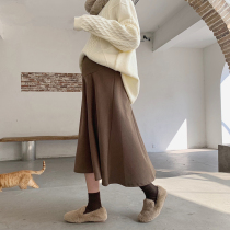 Nala homemade Pregnant Woman 2021 The pregnant woman is long in the middle of the autumn and a half body dress with a slim 100 lap A word of dress