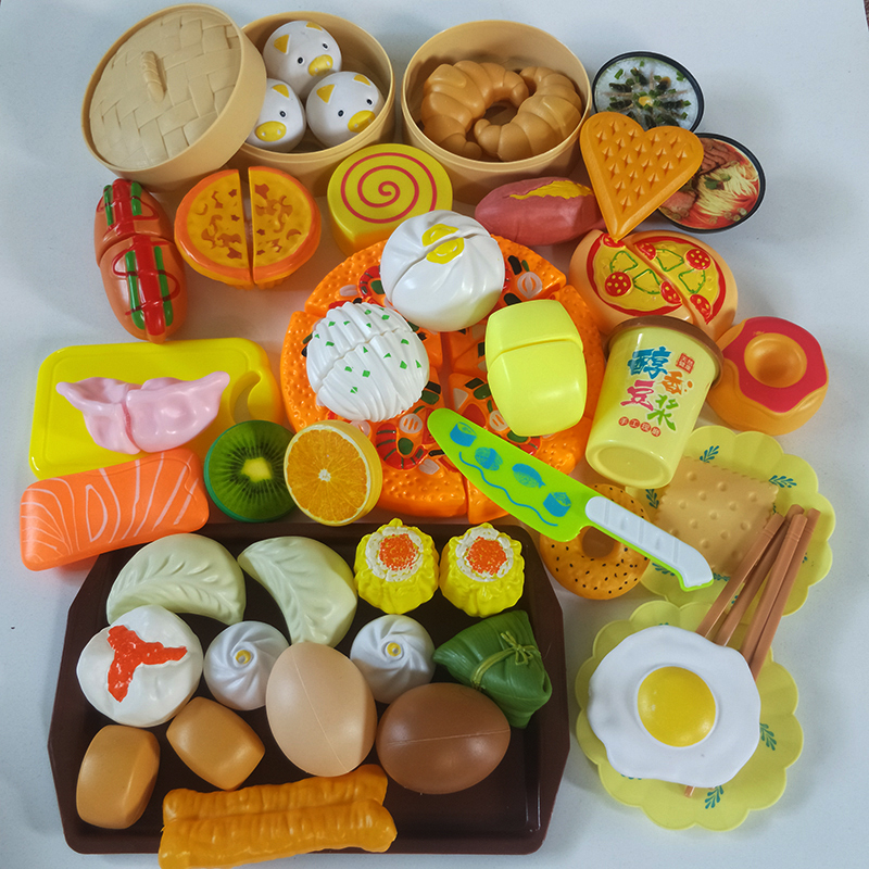 Children Cooking Kitchen Sets Simulation Cookware Posing as Home Wine Baby Chiceroy Food Toy Model Fruit Vegetables