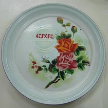 35cm red rose enamel plate 9 items