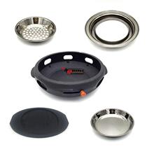 Table furnace Cast iron furnace accessories Furnace body Water ring oil ring Water plate ash plate Carbon basin thickened cast iron stainless steel