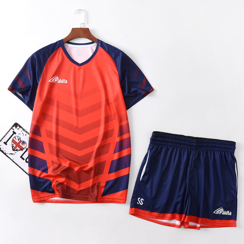 Summer New Air Volleyball Suit Suit for men and women Professional Custom Competition Breathable Quick Dry Short Sleeve Print Alphabet purchasing team uniforms