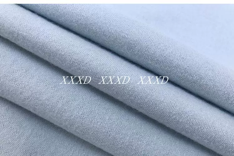 Mới nhập khẩu cao cấp worsted đan quân đội cashmere vải len màu xanh vải thời trang quần áo thủ công vải tự làm