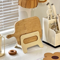 Chopping board placement rack vertical separate large drain simple kitchen countertop sink sticky board chopping board rack pot lid rack