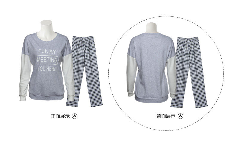 Pyjama mixte en Coton à manches longues - Ref 3004614 Image 22