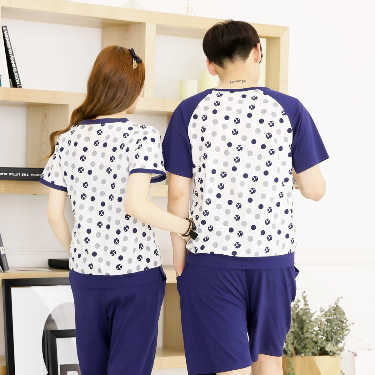 Pyjama mixte en Coton à manche courte - Ref 3004591 Image 4