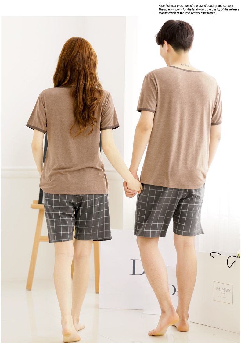 Pyjama mixte en Coton à manche courte - Ref 3004559 Image 18