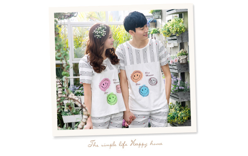 Pyjama mixte en Coton à manche courte - Ref 3004584 Image 11