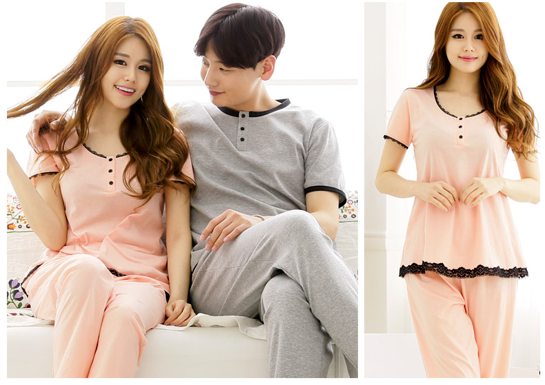 Pyjama mixte en Viscose à manche courte - Ref 3004629 Image 9