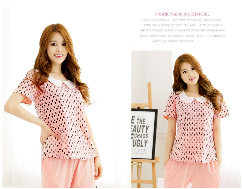 Pyjama mixte en Coton à manche courte - Ref 3004622 Image 20