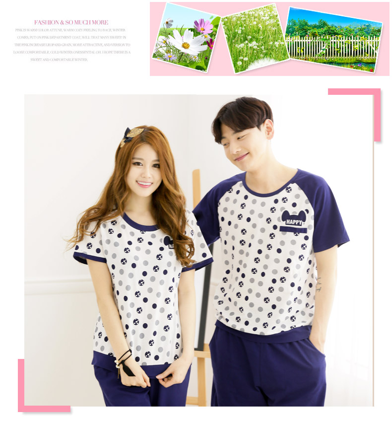 Pyjama mixte en Coton à manche courte - Ref 3004591 Image 10