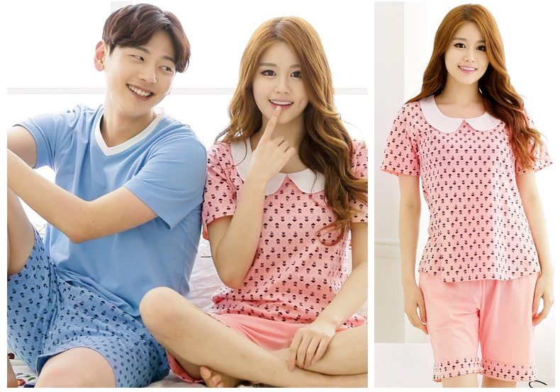 Pyjama mixte en Coton à manche courte - Ref 3004622 Image 10