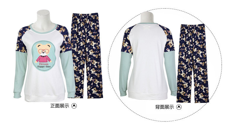 Pyjama mixte en Coton à manches longues - Ref 3004643 Image 21