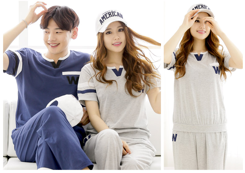 Pyjama mixte en Coton à manche courte - Ref 3004664 Image 12