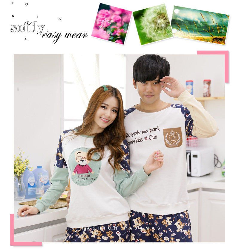 Pyjama mixte en Coton à manches longues - Ref 3004643 Image 14