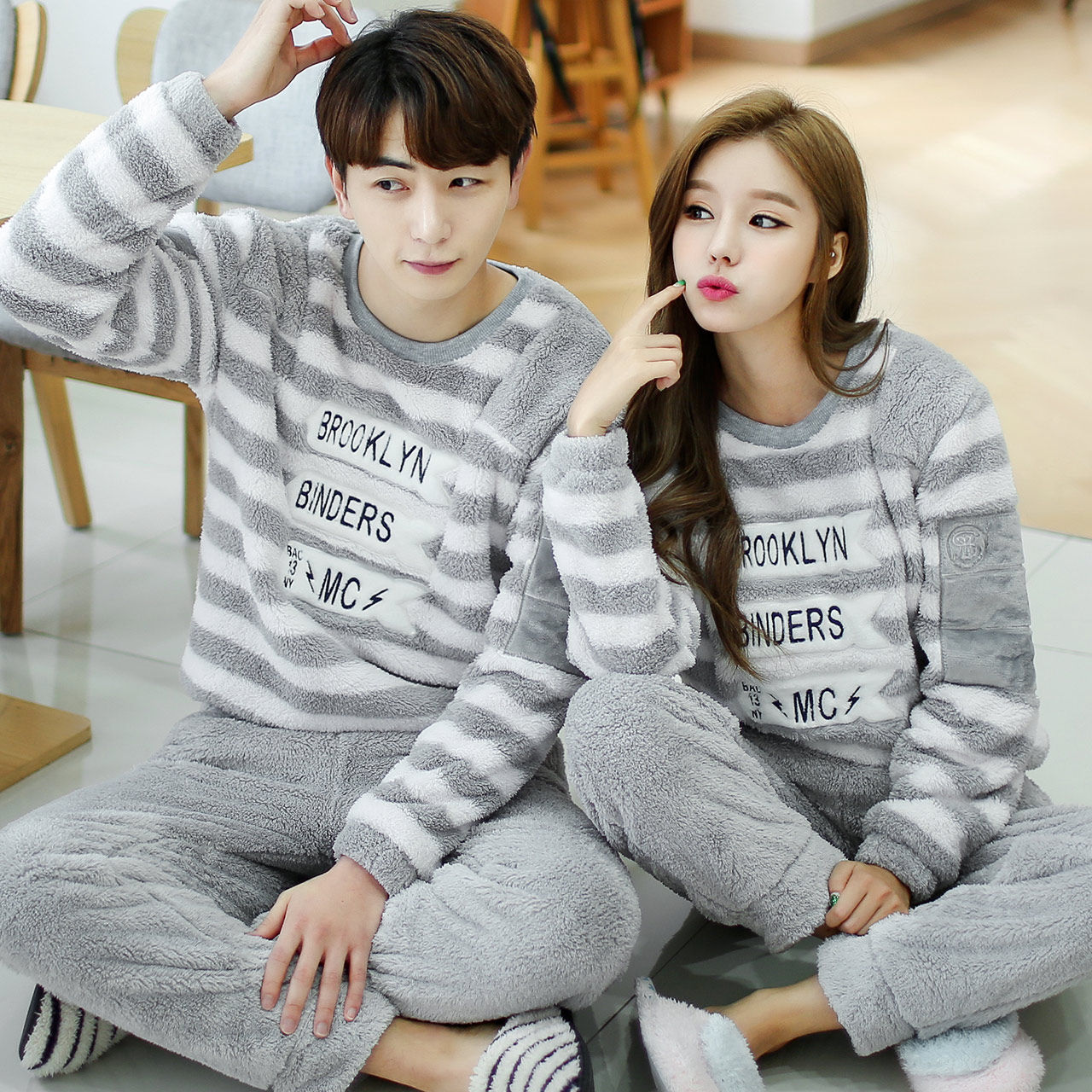 Pyjama mixte en Polyester Polyester  à manches longues - Ref 3004556 Image 3