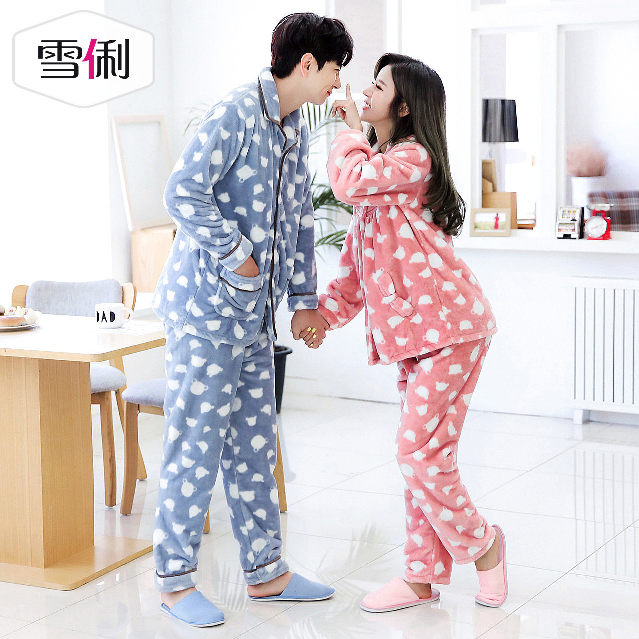 Pyjama mixte en Polyester Polyester  à manches longues - Ref 3004565 Image 5