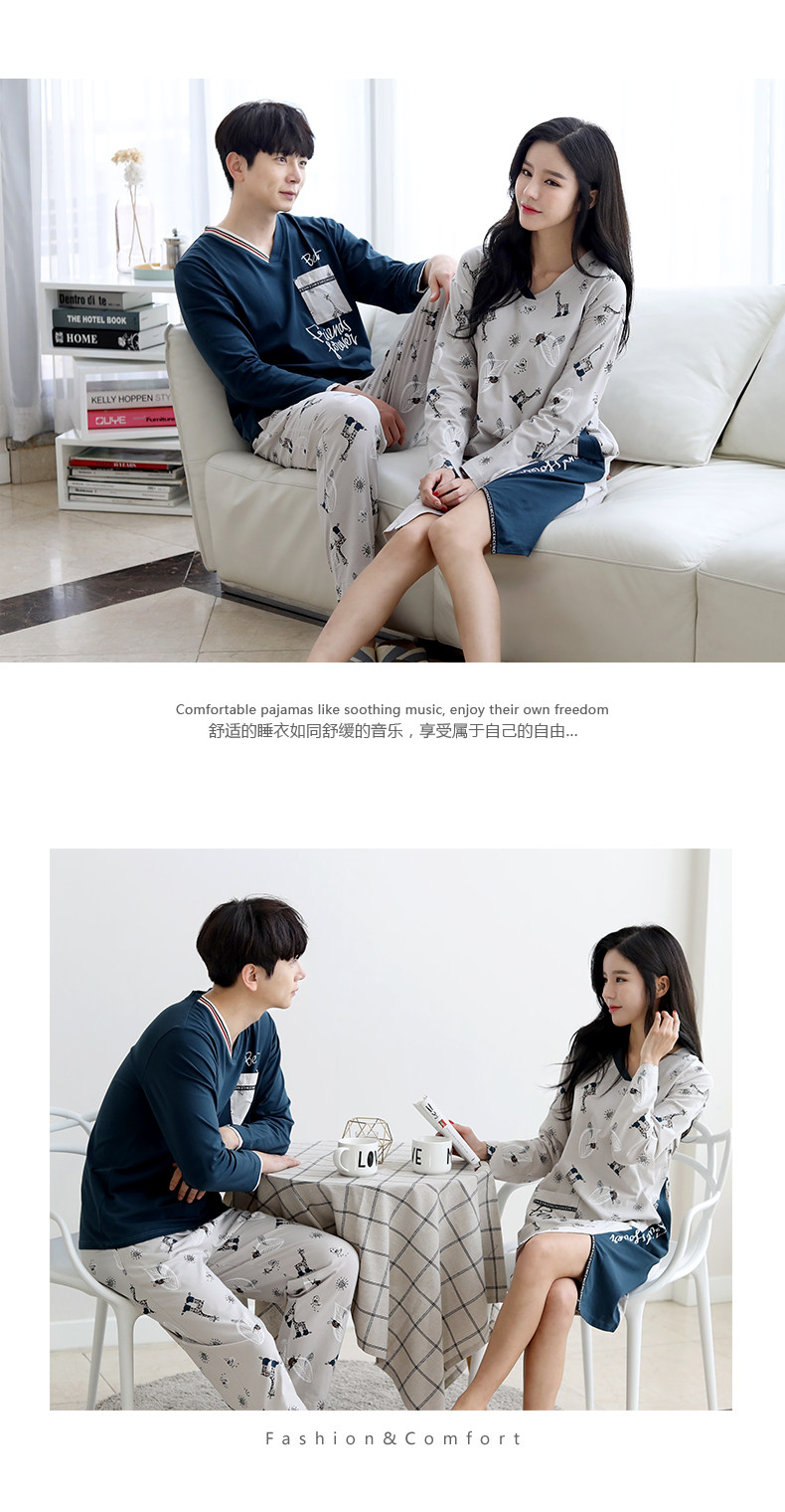 Pyjama mixte en Coton à manches longues - Ref 3004545 Image 12