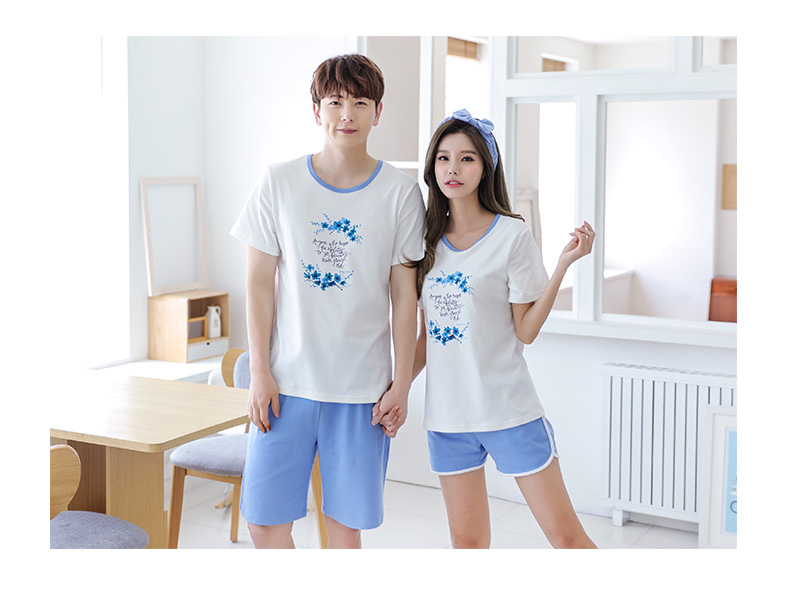 Pyjama mixte en Coton à manche courte - Ref 3004544 Image 15