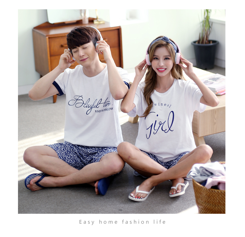 Pyjama mixte en Coton à manche courte - Ref 3004508 Image 13