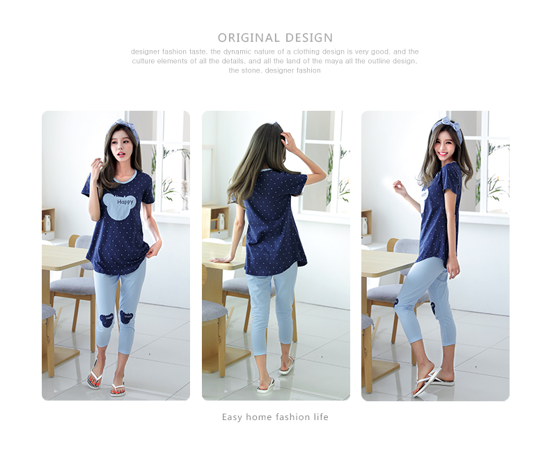 Pyjama mixte en Coton à manche courte - Ref 3004537 Image 10