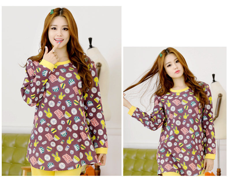 Pyjama mixte en Coton à manches longues - Ref 3004618 Image 22