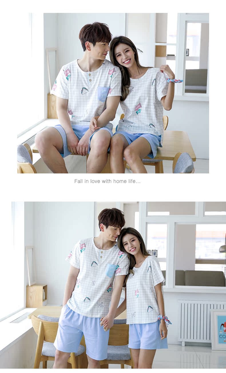 Pyjama mixte en Coton à manche courte - Ref 3004522 Image 13