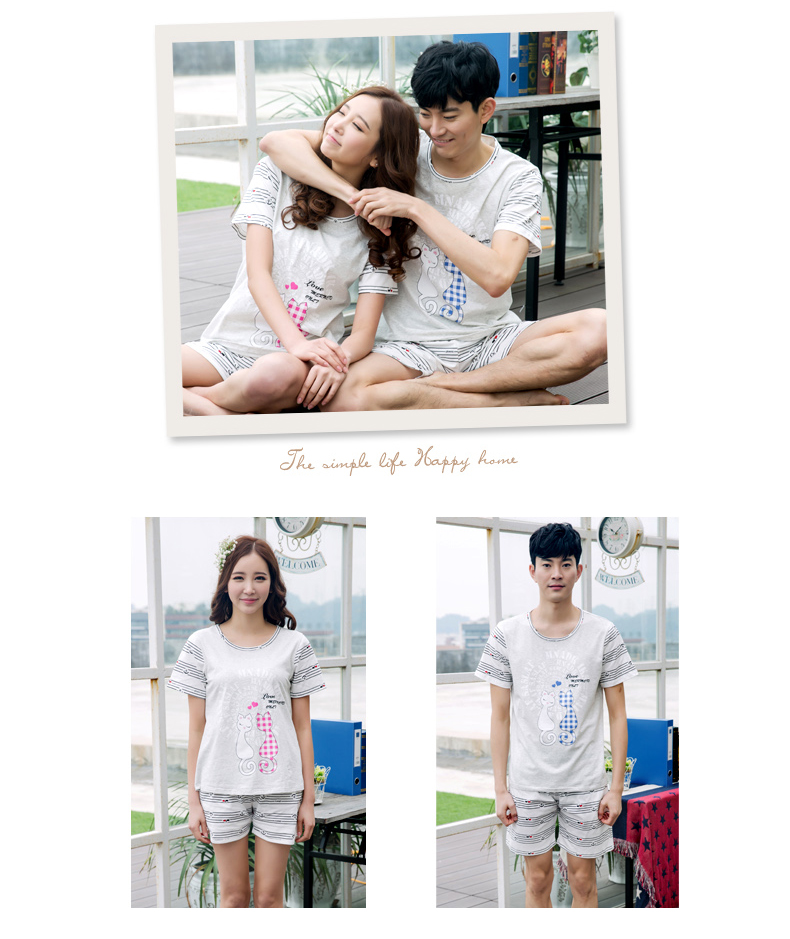 Pyjama mixte en Coton à manche courte - Ref 3004560 Image 10