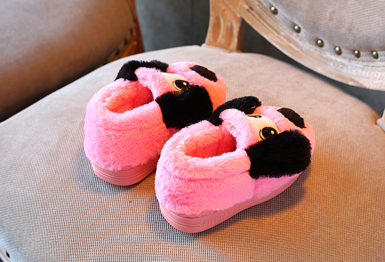 Pantoufles enfants en suède pour hiver - semelle caoutchouc - Ref 1036186 Image 20