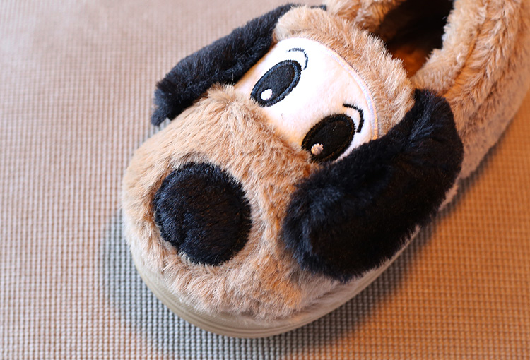 Pantoufles enfants en suède pour hiver - semelle caoutchouc - Ref 1036186 Image 22