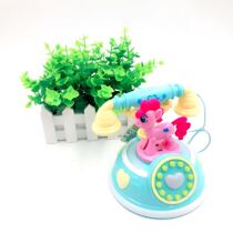 Pony phone landline Princess Paoli phone girl 1-3 years old simulation music landline Educational childrens toy