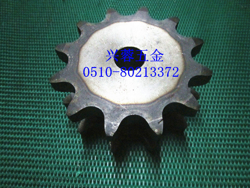 Square double - row chain wheel Industrial chain wheel 4 points 12 7 18 teeth machining custom support non - standard
