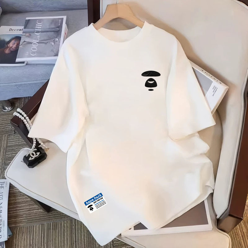 A Ape Park Short-Sleeved T-Shirt Men's Summer 2026 New Style T-Shirt Youth Large Size Trendy Brand Couple Wear