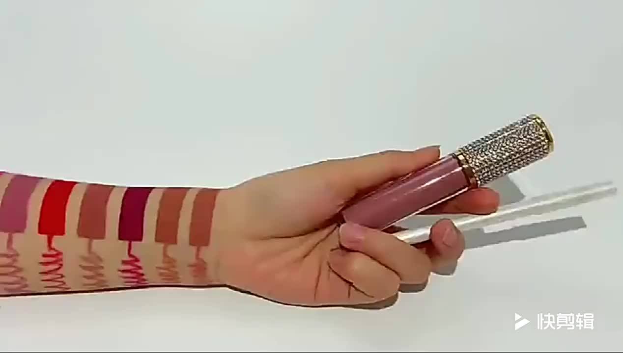 Wholesale Matte Liquid Lipsticks Custom Logo Diamond Tube Makeup