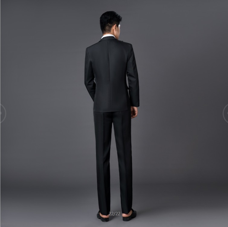 Bộ đồ phù hợp với bộ trang phục sân khấu Slim trang phục nam ca sĩ nam chủ nhà hợp xướng trang phục phong cách mới quần âu